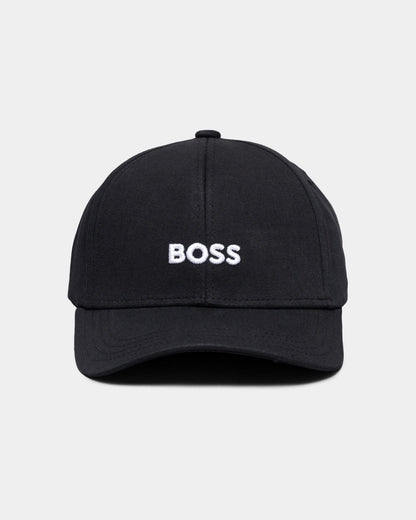 BOSS Orange Zed Mens Cotton-Twill Six-Panel Cap with Embroidered Logo NOS - Black 001