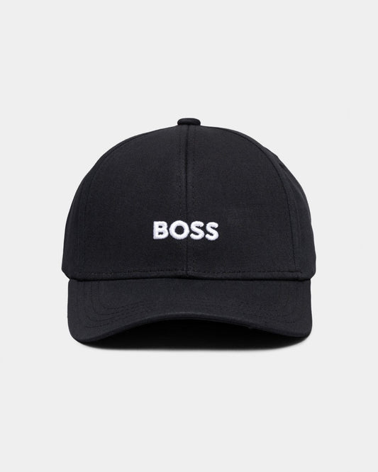 BOSS Orange Zed Mens Cotton-Twill Six-Panel Cap with Embroidered Logo NOS - Black 001