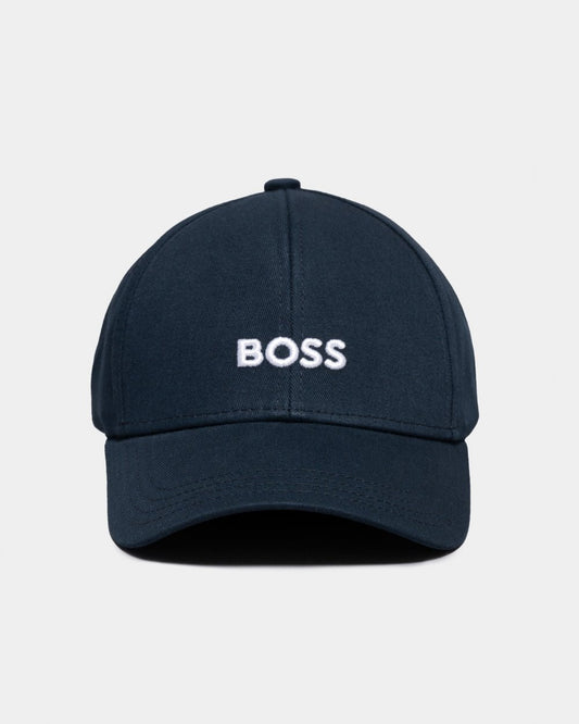 BOSS Orange Zed Mens Cotton-Twill Six-Panel Cap with Embroidered Logo NOS - Dark Blue 404