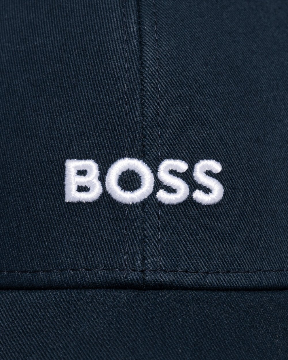 BOSS Orange Zed Mens Cotton-Twill Six-Panel Cap with Embroidered Logo NOS - Dark Blue 404