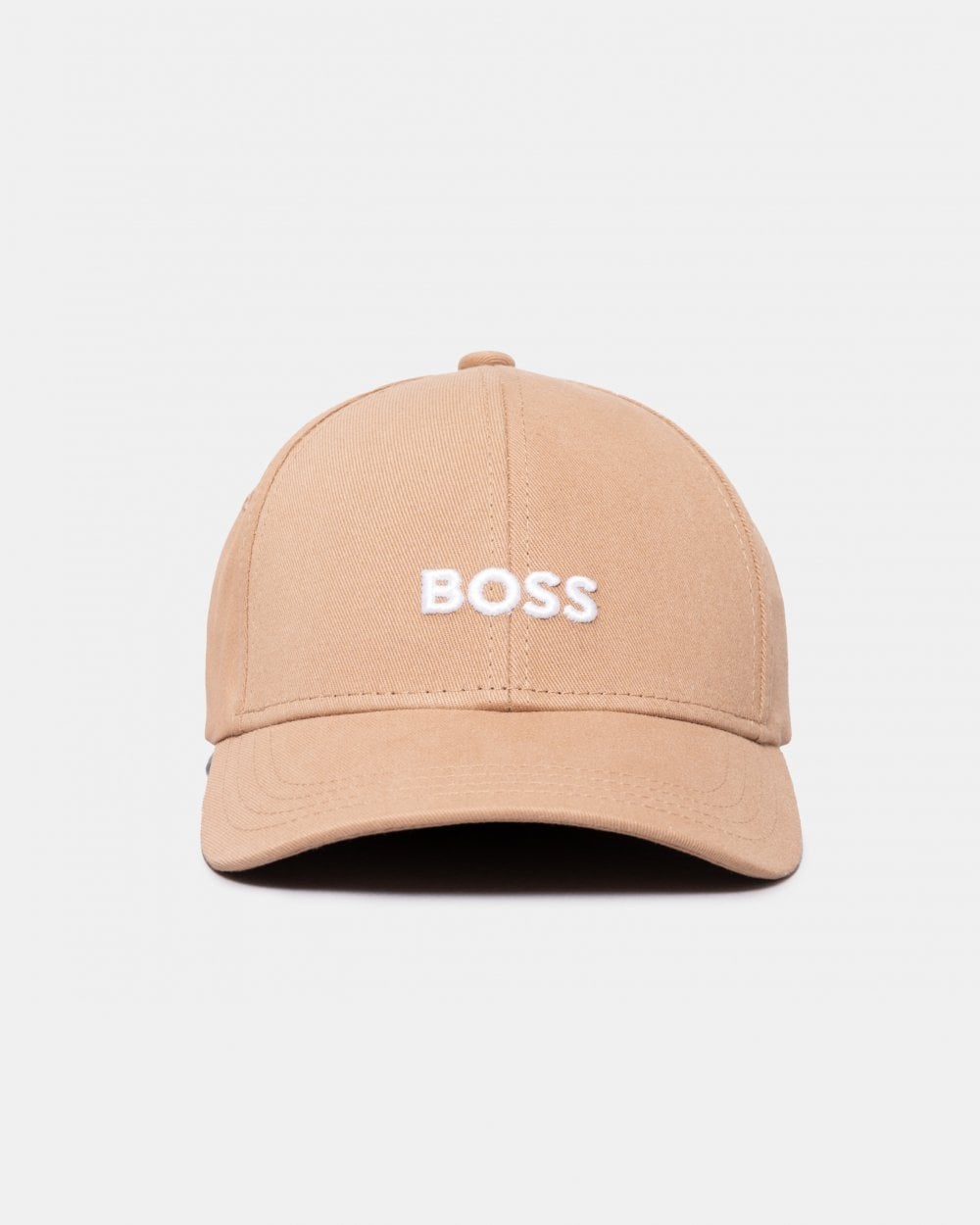 BOSS Orange Zed Mens Cotton-Twill Six-Panel Cap with Embroidered Logo NOS - Medium Beige 260