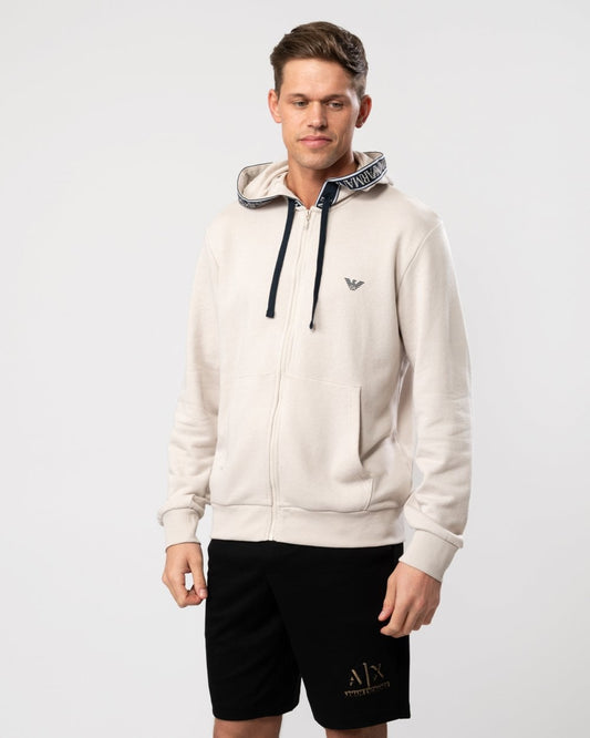 Emporio Armani Emporio Armani Mens Eagle Logo Full Zip Hoodie