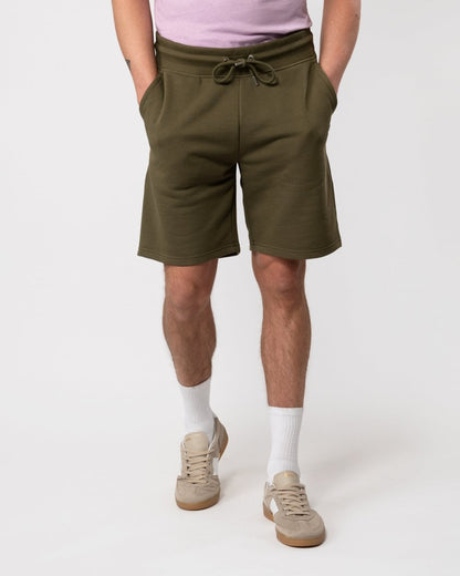 GANT Regular Fit Shield Logo Sweat Shorts - 301 Juniper Green