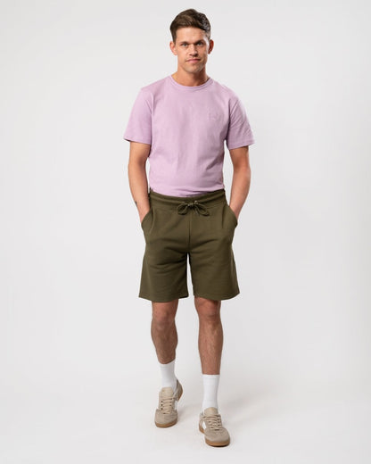 GANT Regular Fit Shield Logo Sweat Shorts - 301 Juniper Green