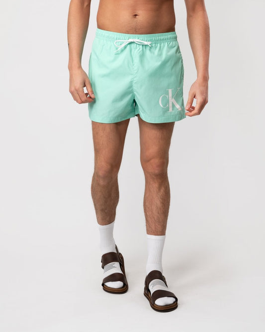 Calvin Klein Calvin Klein CKJ Monogram Mens Short Drawstring Swimshorts
