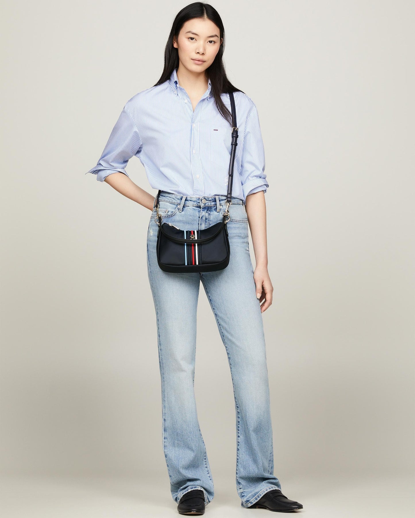 Tommy Hilfiger Poppy Corporate Womens Shoulder Bag