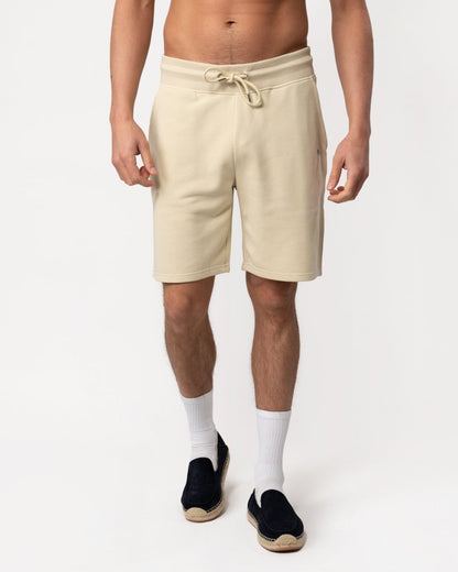 GANT Regular Fit Shield Logo Sweat Shorts - 239 Silky Beige