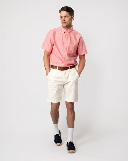 GANT Mens Regular Fit Short Sleeve Oxford Shirt