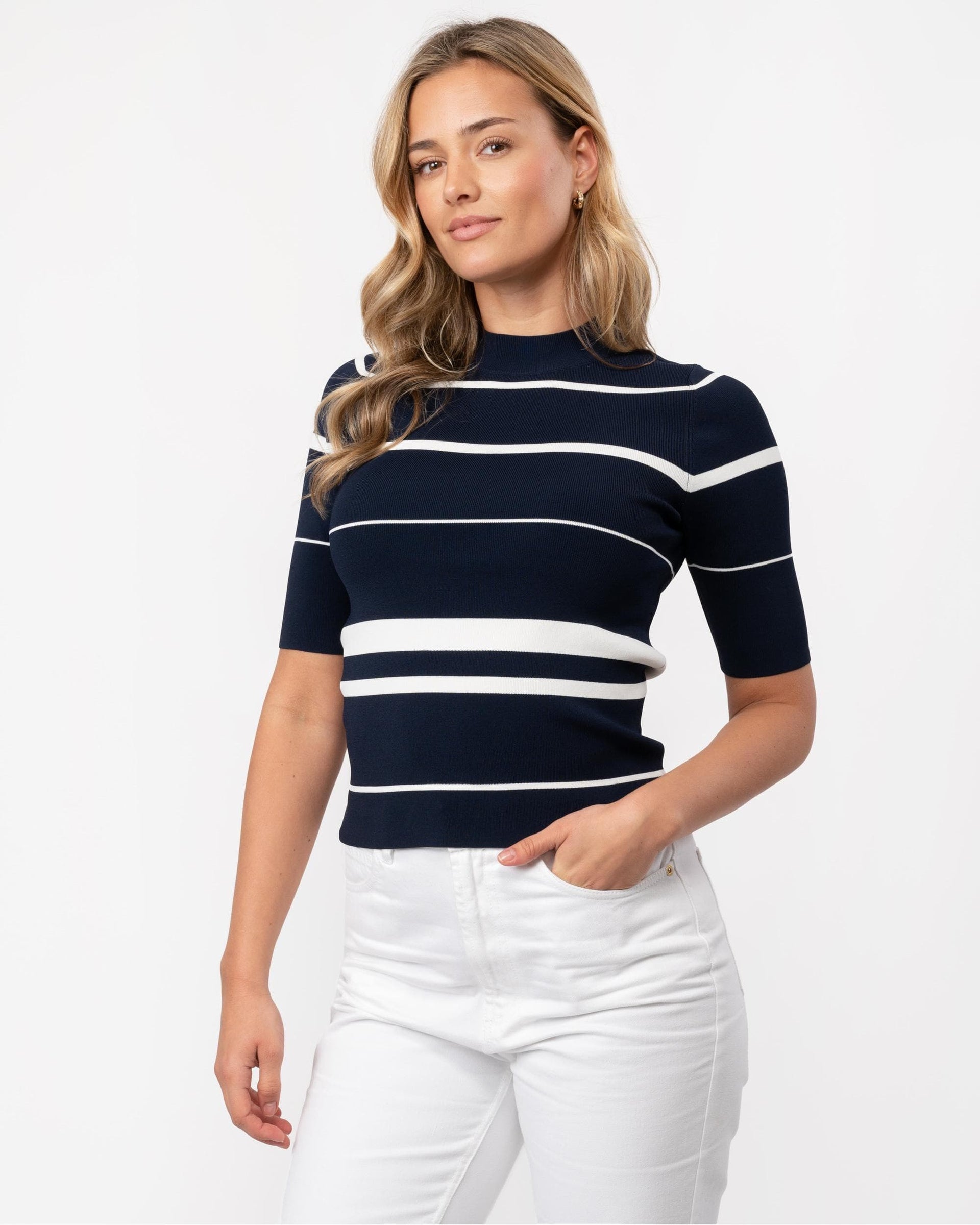 Makarin Fitted Knit Top