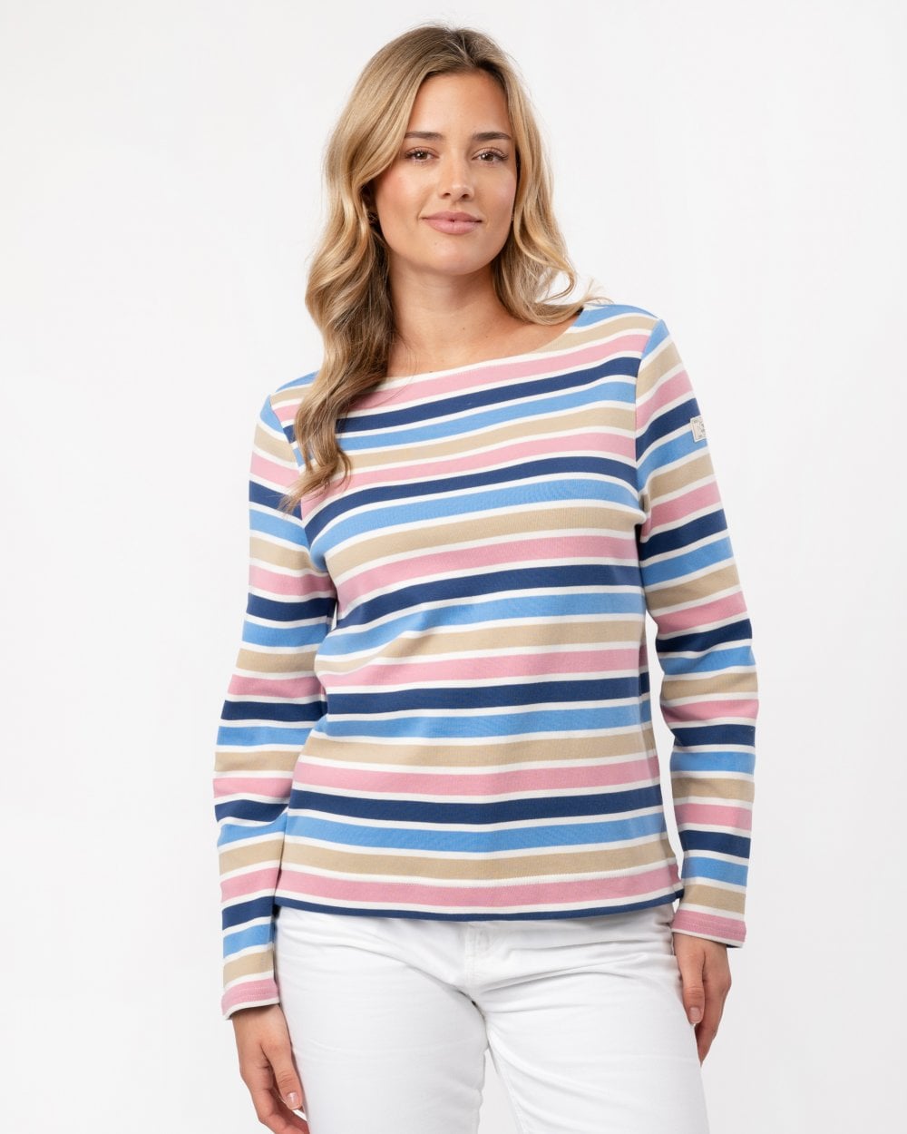 Joules New Harbour Womens Striped Breton Top