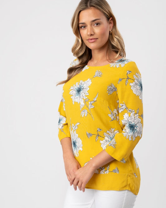 Joules Leah Womens Woven Printed Top