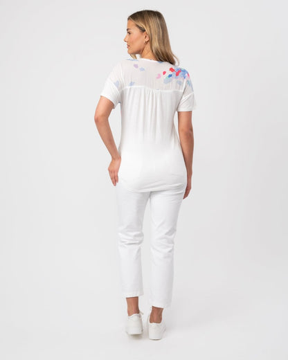 Joules Zoe Womens T-Shirt - Summer Floral