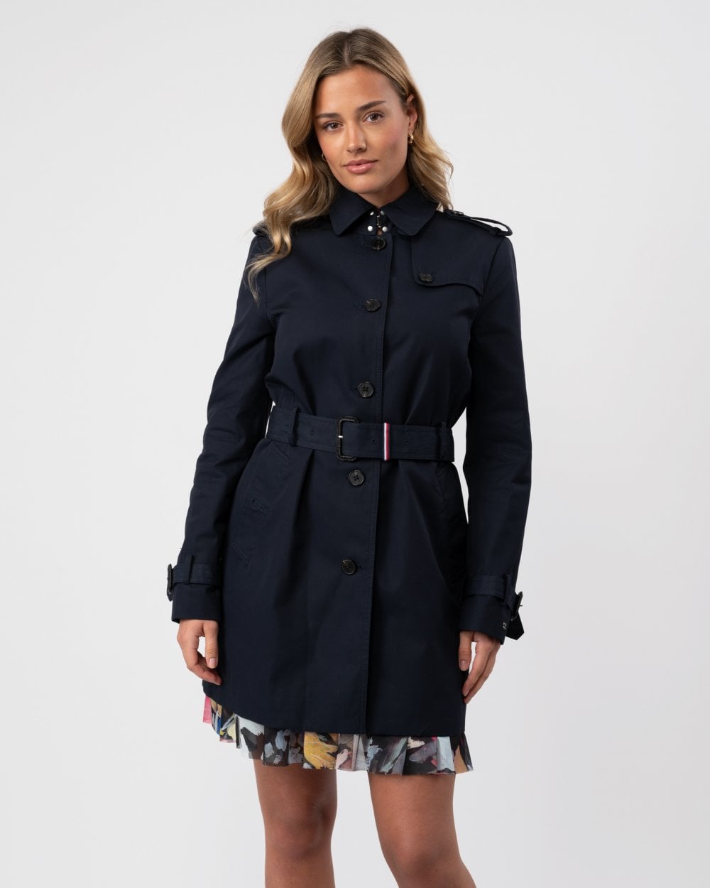 Tommy Hilfiger Heritage Single Breasted Womens Trench Coat
