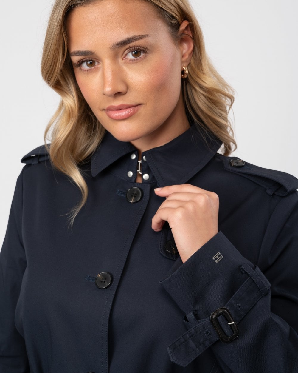 Tommy Hilfiger Heritage Single Breasted Womens Trench Coat