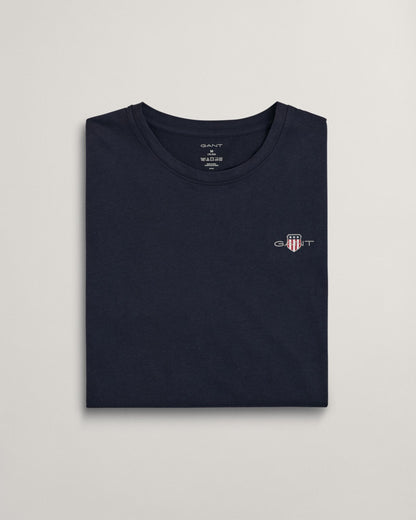 GANT Mens Shield Pyjama T-Shirt - 433 Evening Blue