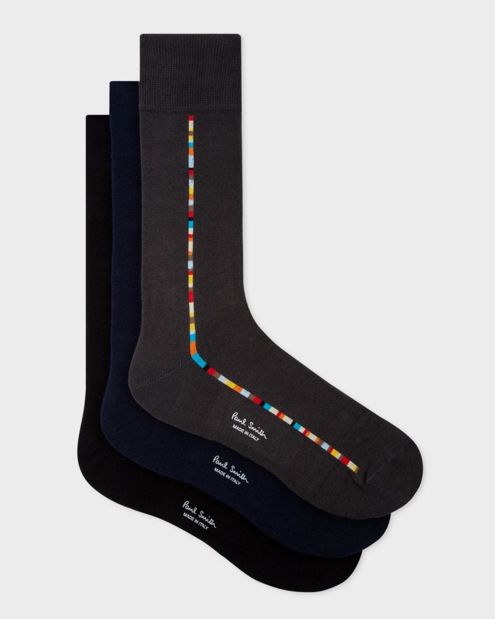 Paul Smith Paul Smith Mens Central Signature Stripe Socks Three Pack