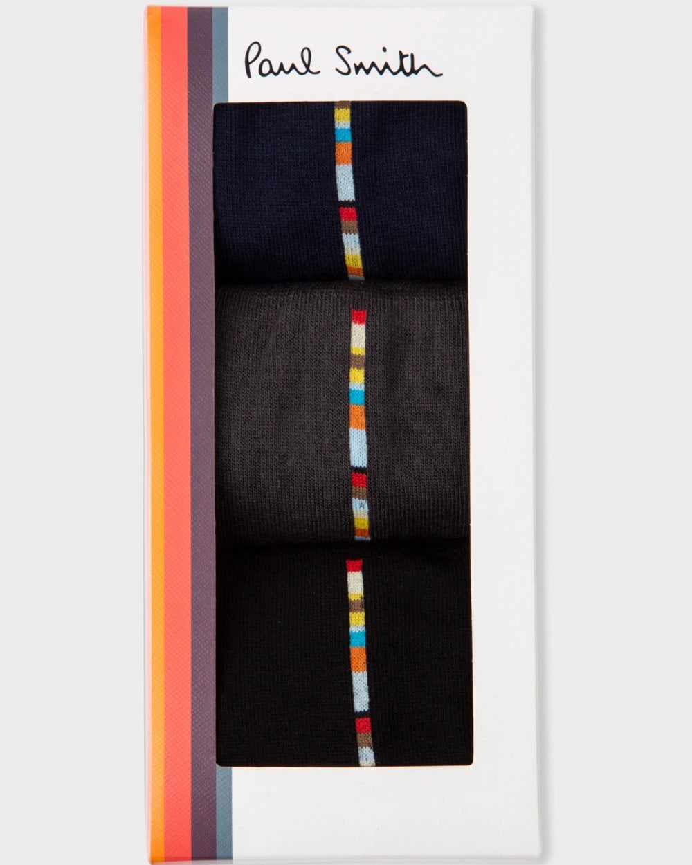 Paul Smith Paul Smith Mens Central Signature Stripe Socks Three Pack