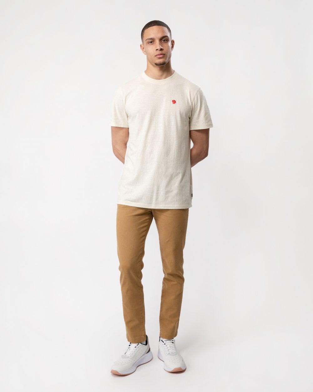 Fjallraven Mens Hemp Blend T-Shirt - Chalk White 113