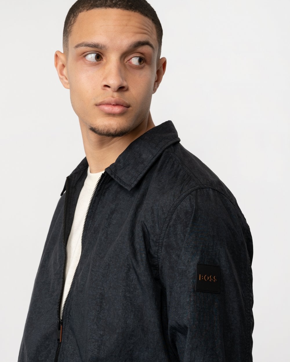 BOSS Orange Lovvy Mens Overshirt - Black 001