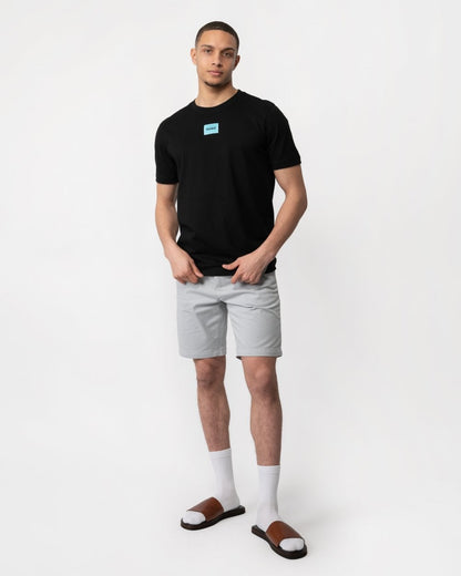 HUGO Diragolino212 Label Logo Mens T-Shirt - Black 009