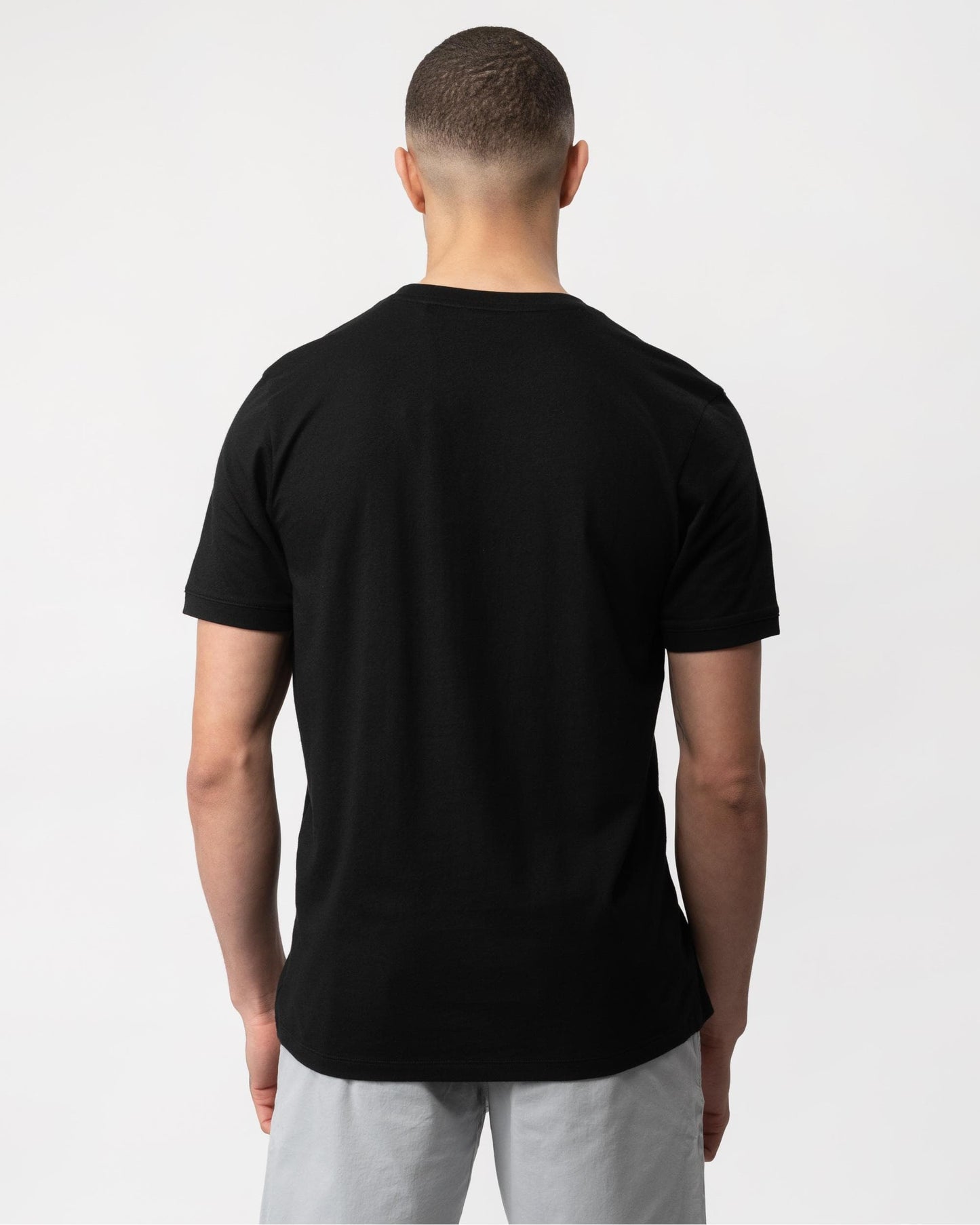 HUGO Diragolino212 Label Logo Mens T-Shirt - Black 009