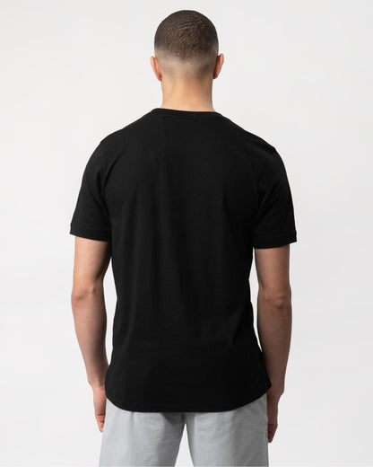 HUGO Diragolino212 Label Logo Mens T-Shirt - Black 009