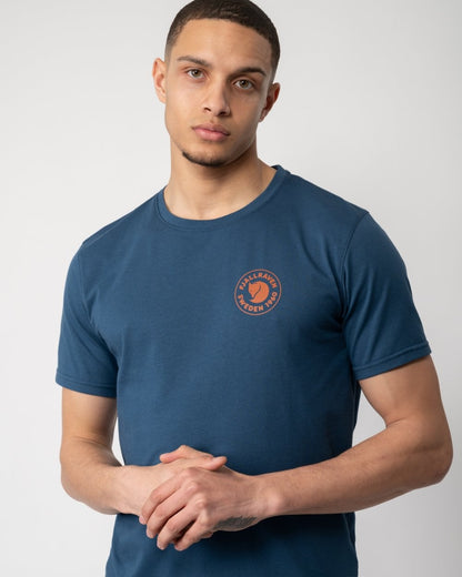 Fjallraven 1960 Logo Mens T-Shirt - Indigo Blue 534