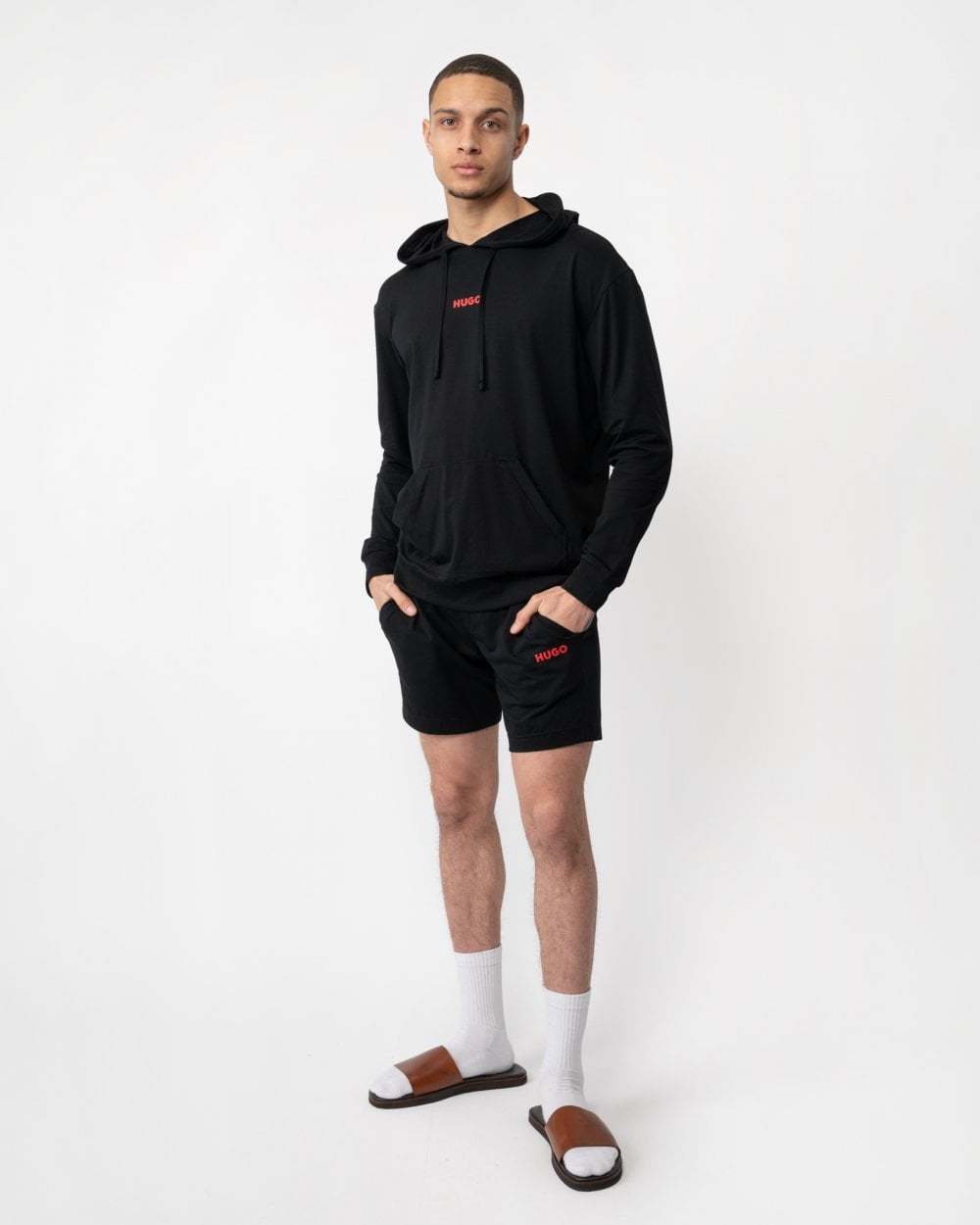 HUGO HUGO Linked Mens Loungewear Hoodie 50518693