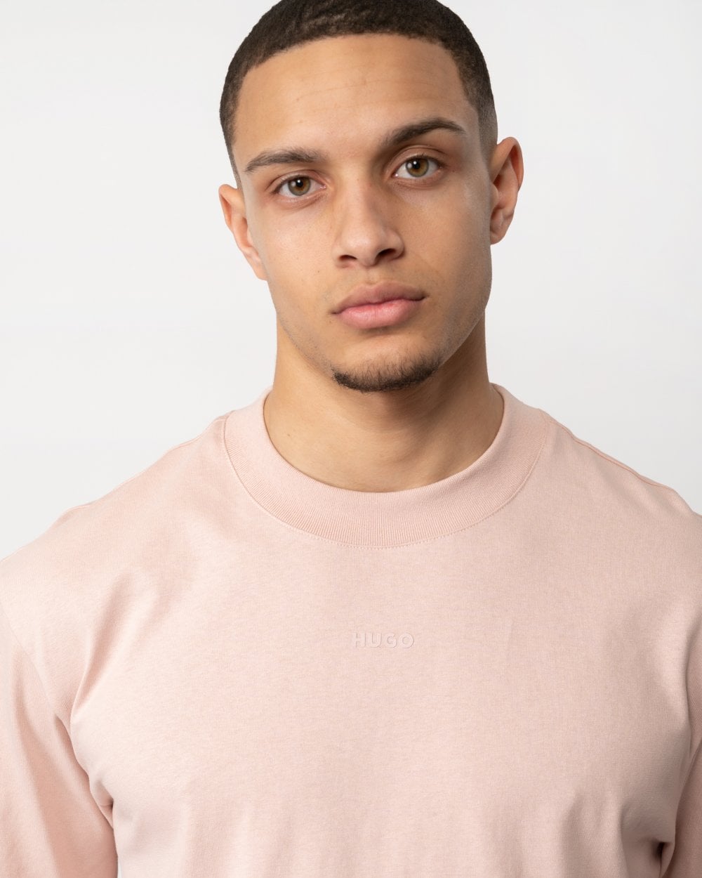 HUGO Dapolino Mens T-Shirt - Light/Pastel Pink 681