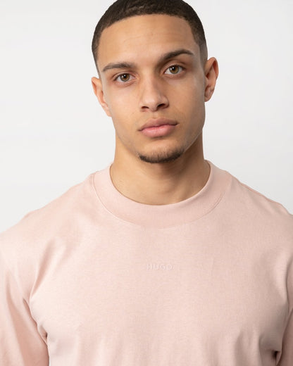 HUGO Dapolino Mens T-Shirt - Light/Pastel Pink 681
