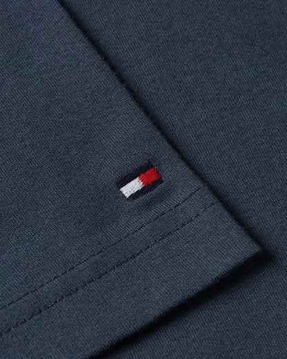 Tommy Hilfiger Tommy Logo Basic Mens T-Shirt - Military Denim