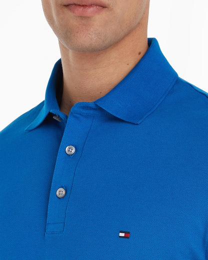 Tommy Hilfiger Core 1985 Slim Mens Polo Shirt - Vibrant Indigo