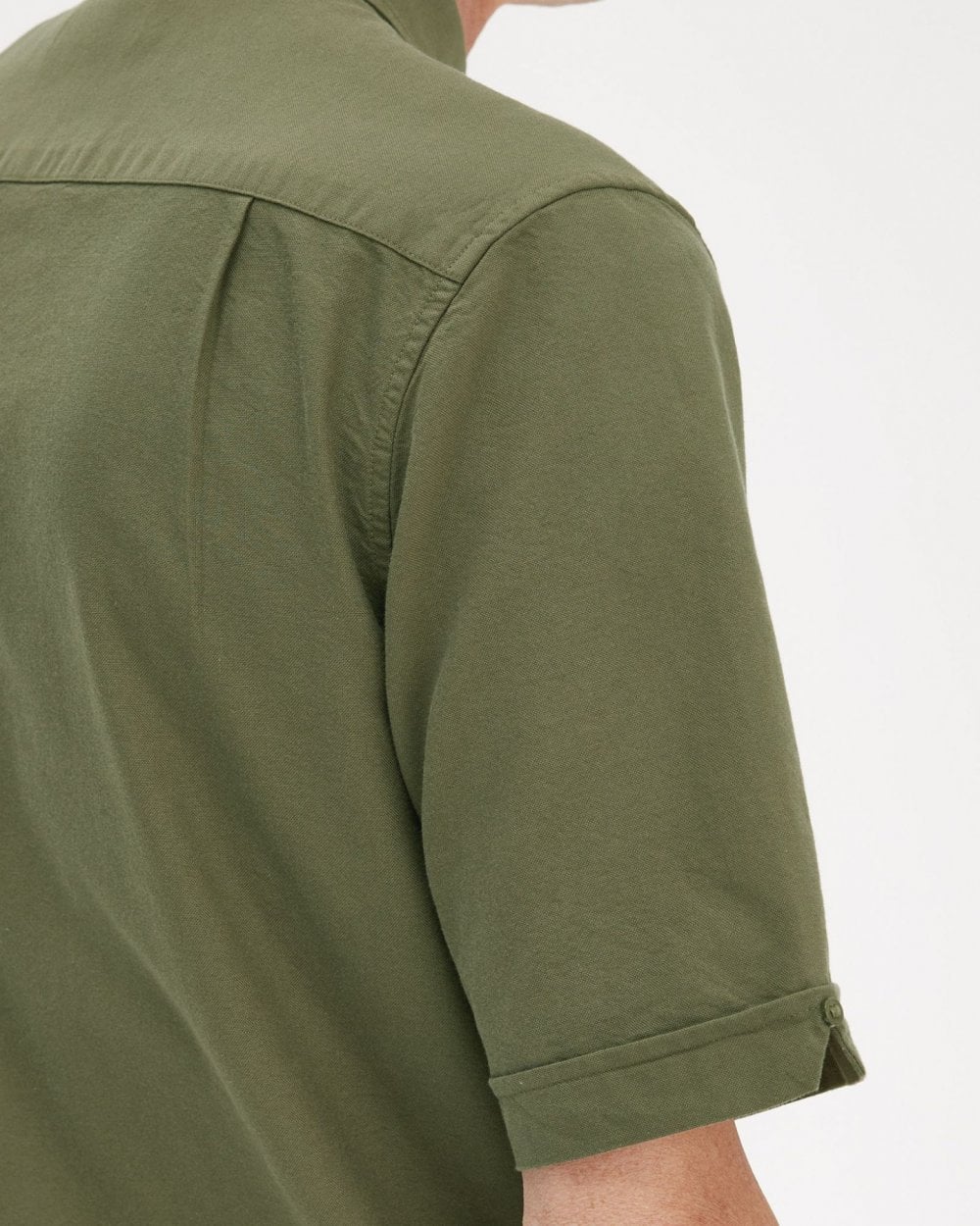 Fred Perry Mens Short Sleeve Oxford Shirt - Uniform Green Q55