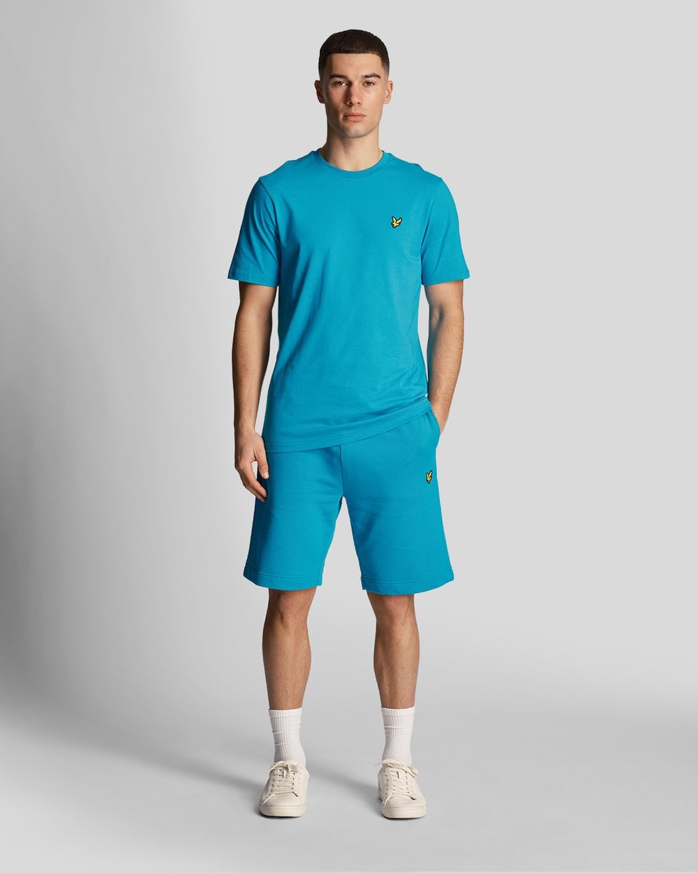 Lyle & Scott Sweat Mens Shorts ML414VOG - X293 Leisure Blue