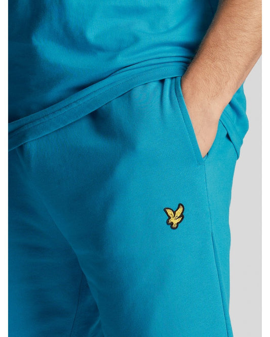 Lyle & Scott Sweat Mens Shorts ML414VOG - X293 Leisure Blue
