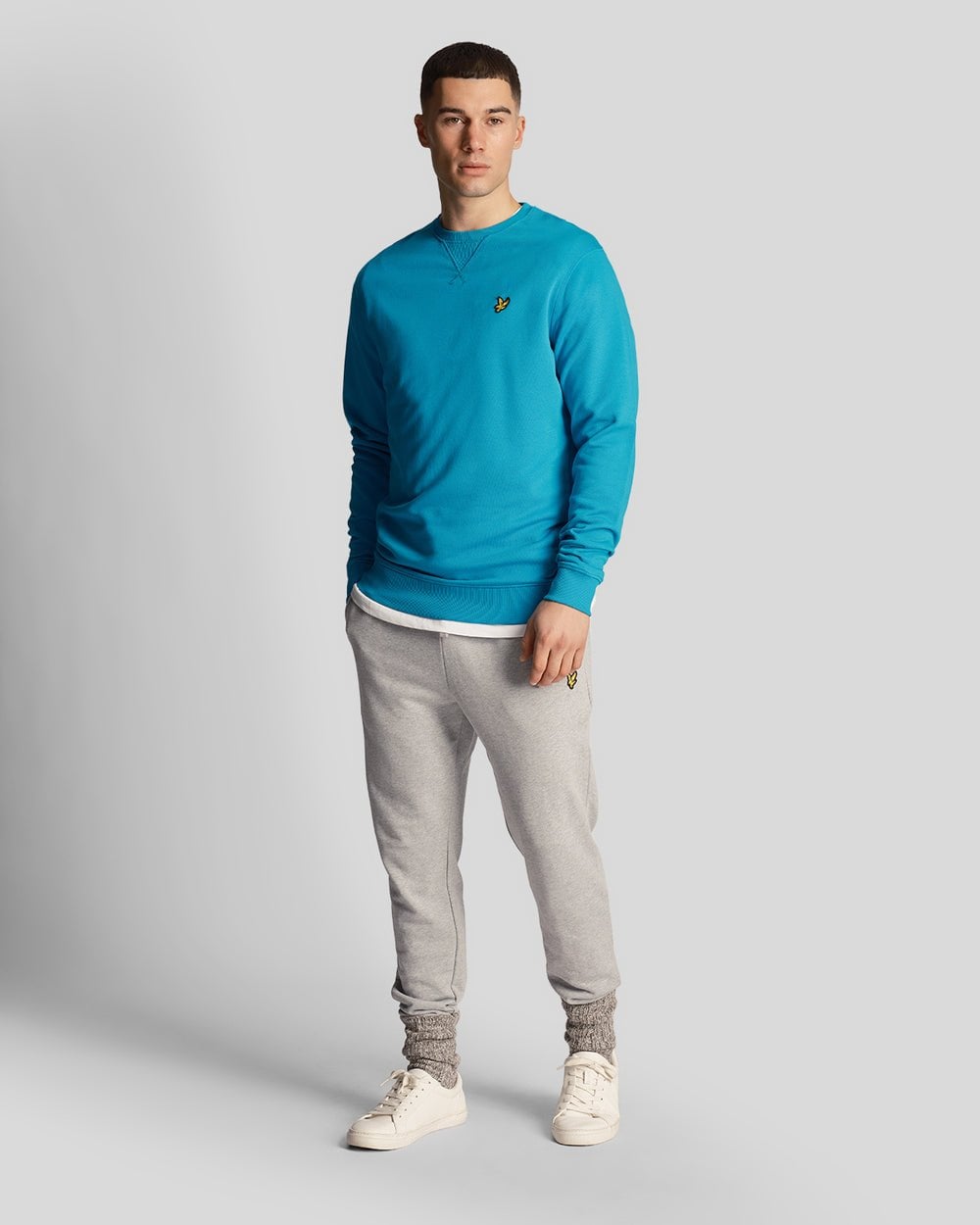 Lyle & Scott Mens Sweatshirt ML424VOG - X293 Leisure Blue