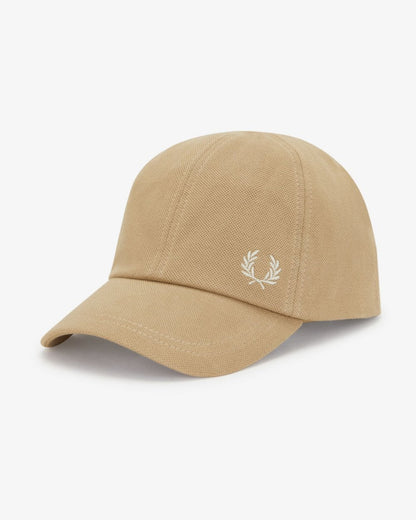 Fred Perry Classic Piqué Cap - Warm Stone/Oatmeal V19
