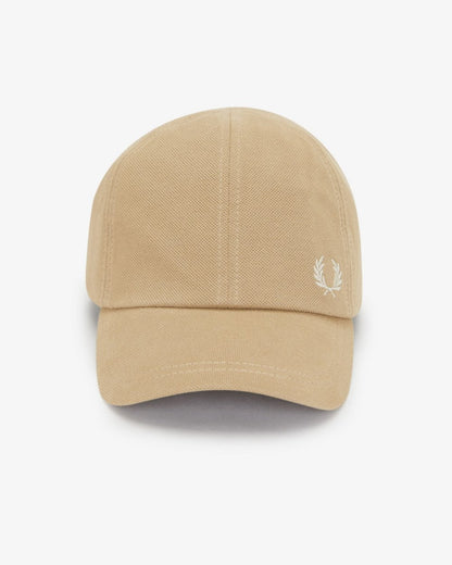 Fred Perry Classic Piqué Cap - Warm Stone/Oatmeal V19