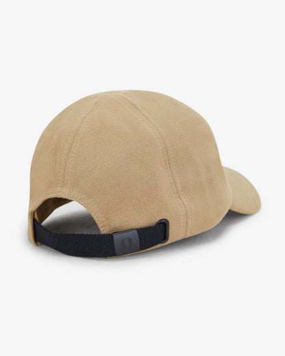 Fred Perry Classic Piqué Cap - Warm Stone/Oatmeal V19