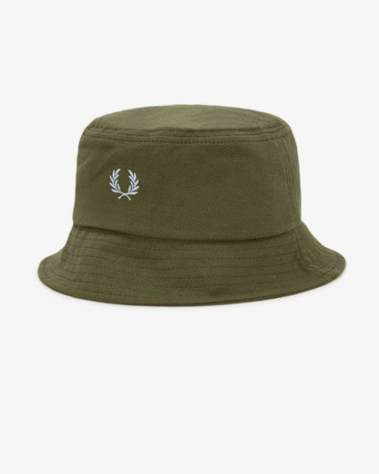 Fred Perry Mens Pique Bucket Hat