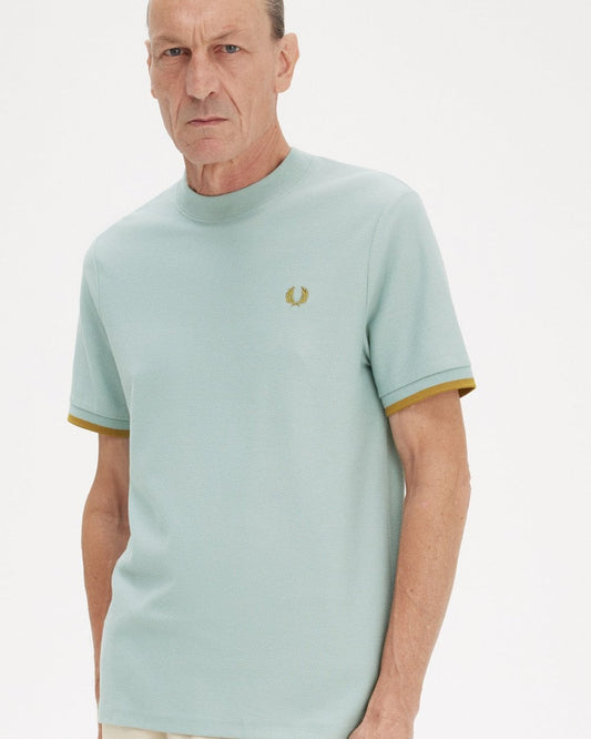 Fred Perry Fred Perry Mens Tipped Cuff Pique T-Shirt