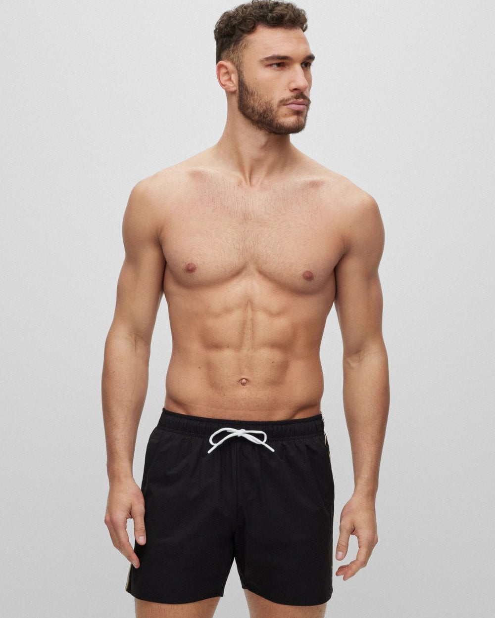 BOSS Orange Iconic Mens Swim Shorts NOS - Black 001
