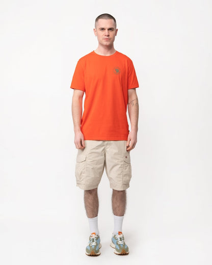Fjallraven 1960 Logo Mens T-Shirt - Flame Orange 214