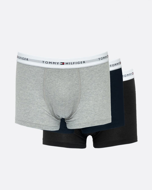 Tommy Hilfiger 3 Pack Mens Contrast Trunks
