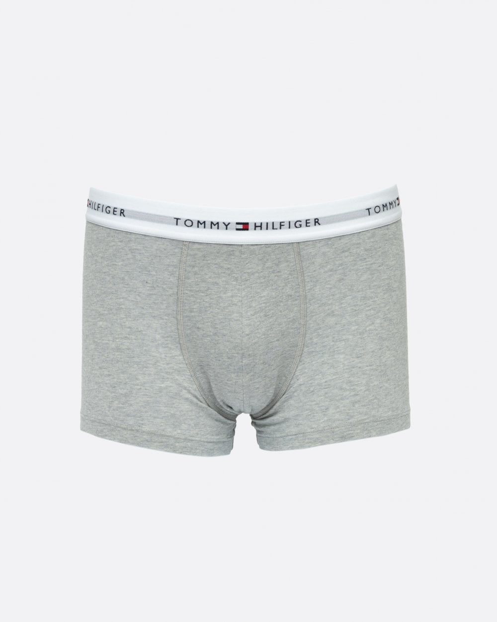 Tommy Hilfiger 3 Pack Mens Contrast Trunks - Desert Sky/Black/Grey Heather