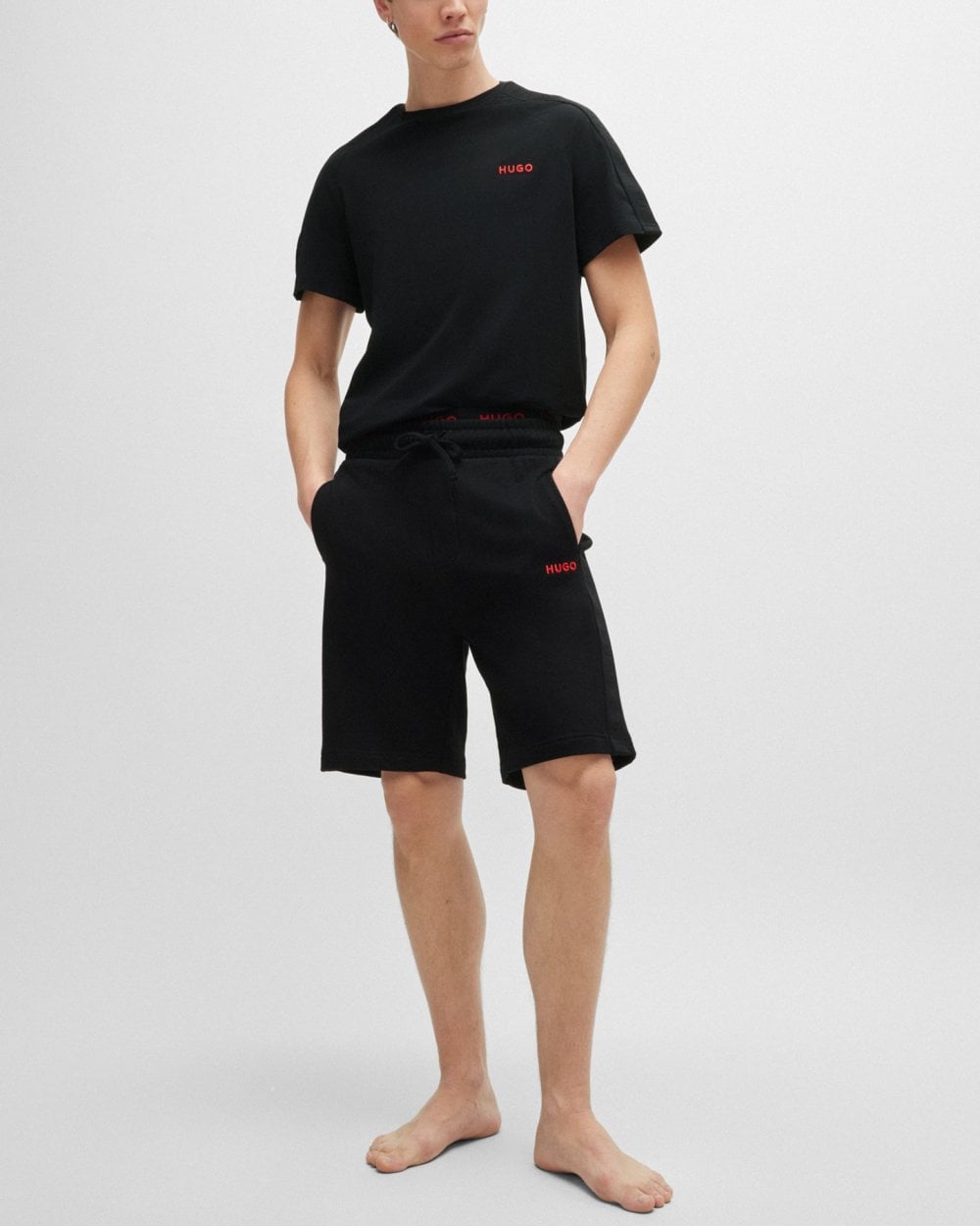 HUGO HUGO Tonal Logo Mens Loungewear Shorts