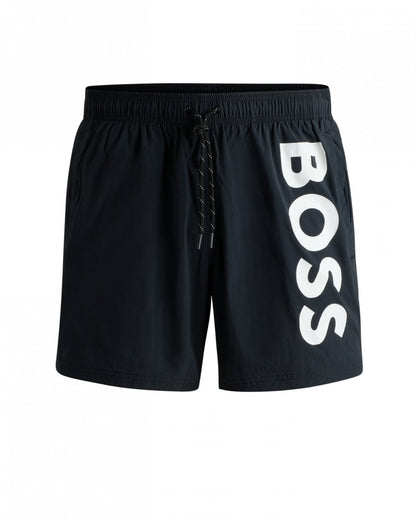 BOSS Orange Octopus Mens Swim Shorts NOS - Black 001 - CHO - Designer Mens Shorts