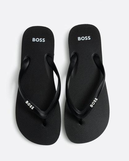 BOSS Orange Tracy Thong Mens Flip Flops - Black 001
