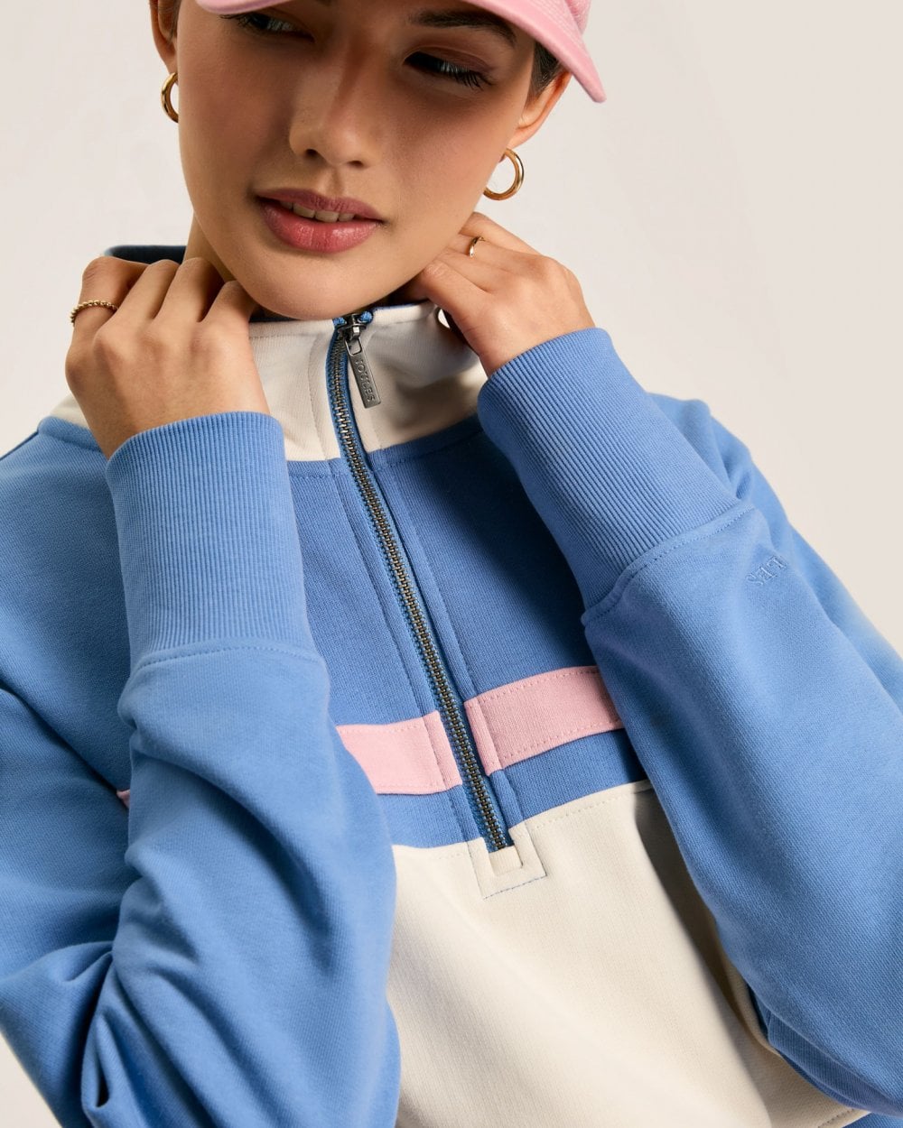 Joules Tadley Womens Half Zip Sweatshirt 224322