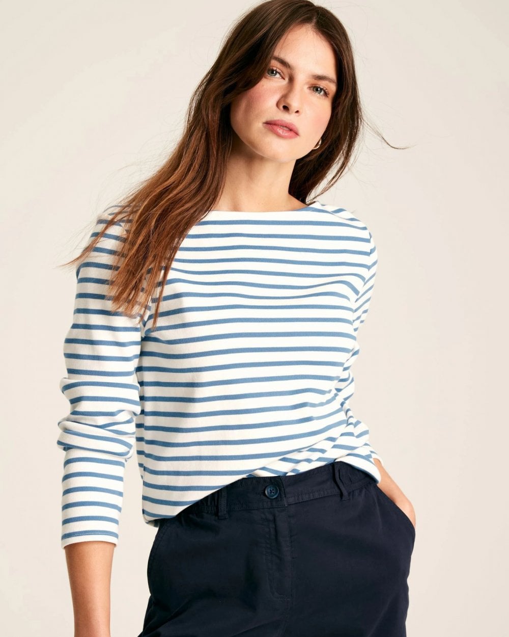 Joules New Harbour Womens Striped Breton Top